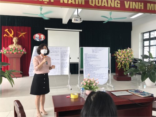 Chương trình tập huấn Chuyên đề giáo dục tình cảm xã hội do phòng GD&ĐT Huyện Gia Lâm tổ chức